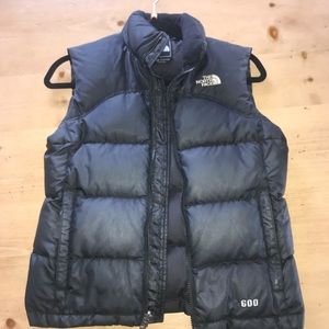 Lightly worn Girls North Face Vest